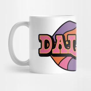 Dallas Texas Retro Western Aesthetic Collage Mug